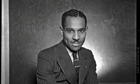 A black and white self portrait of Charles "Teenie" Harris, circa 1940