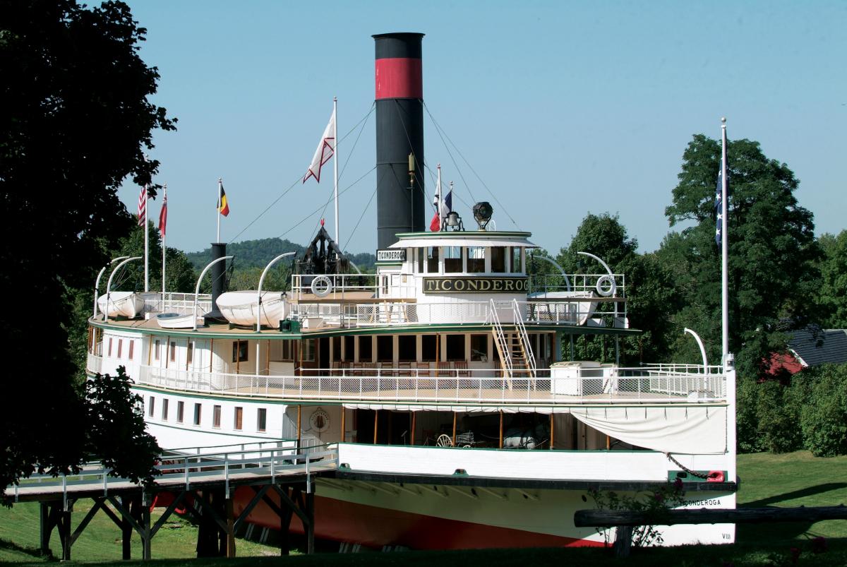 Photograph of a steamship