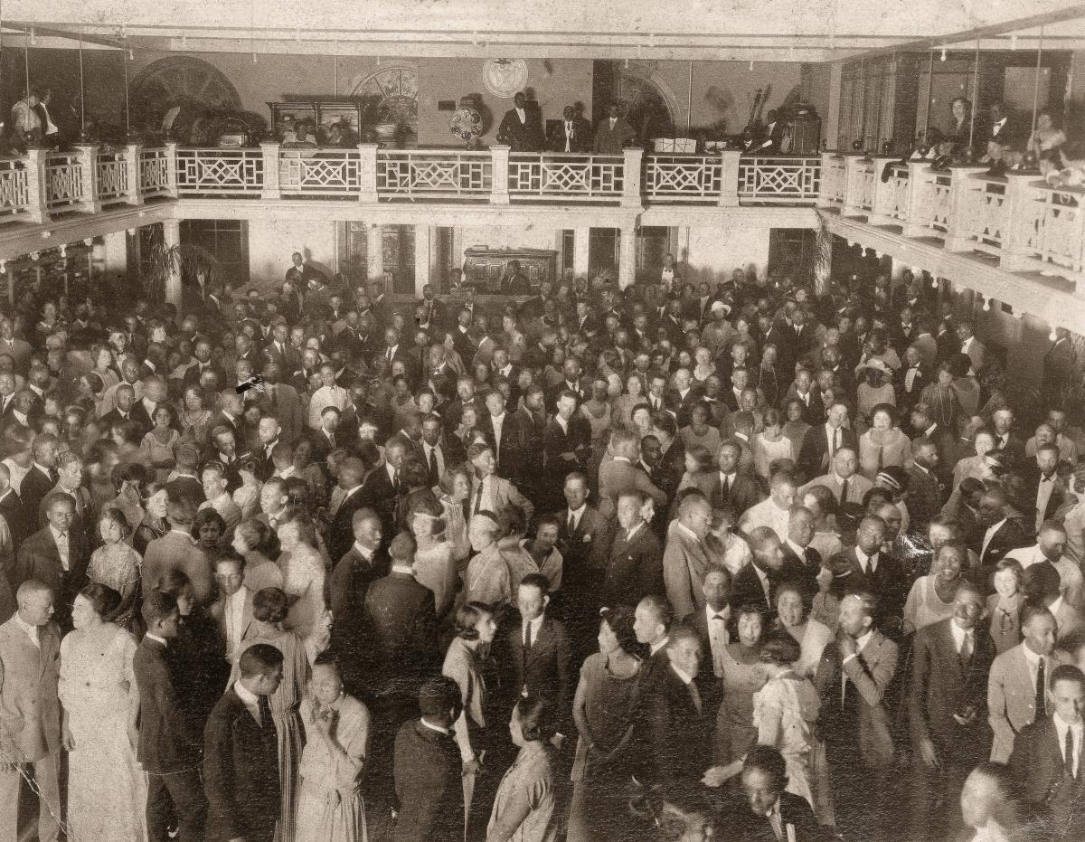 Pythian Temple Roof Garden dance floor, 1923