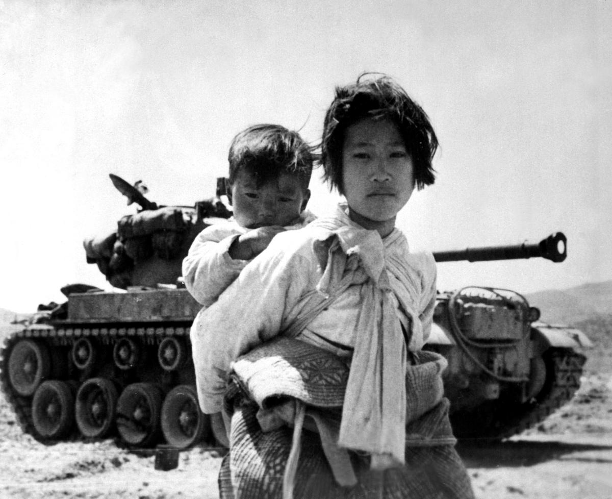 girl and tank