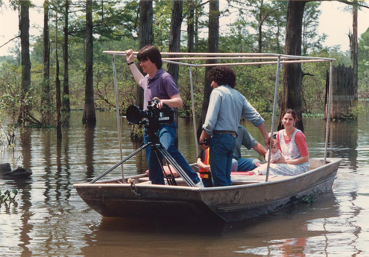 Ken Burns on location