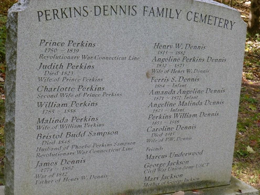 Perkins-Dennis Family Cemetery Monument