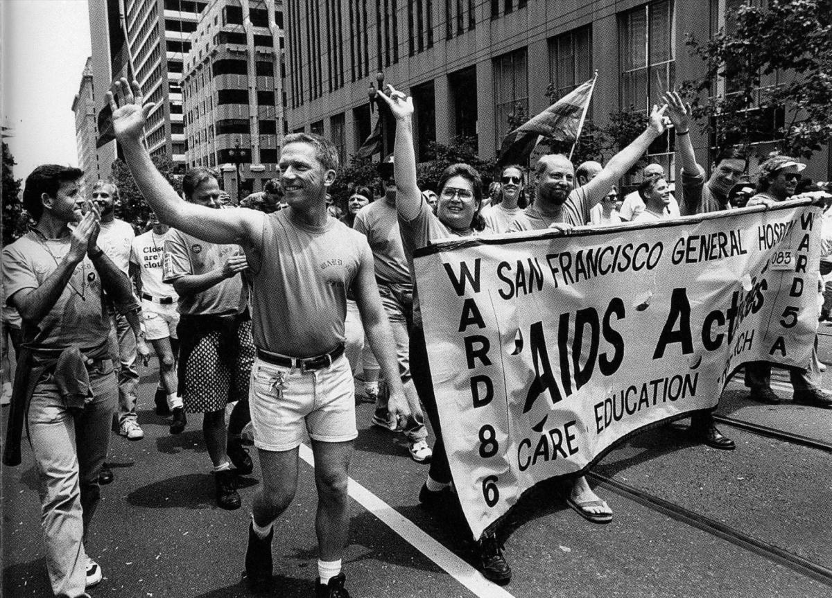AIDS march in San Francisco, early 1990s