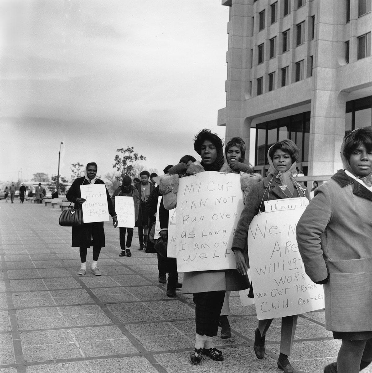 Sanitation Workers’ Strike, City Hall, Memphis, Tennessee, 1968.