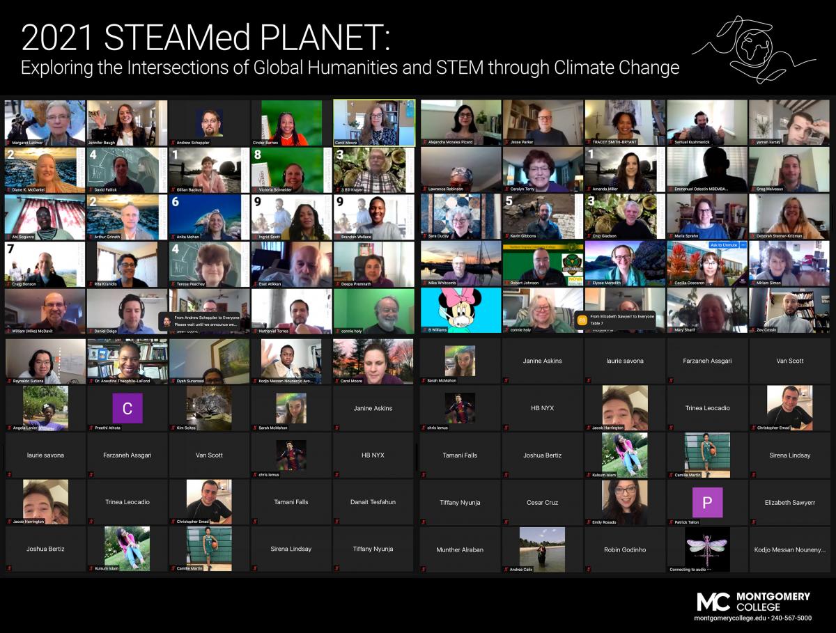 'STEAMed Planet: Exploring the Intersections of Global Humanities and STEM through Climate Change,' March 2021 via Zoom.