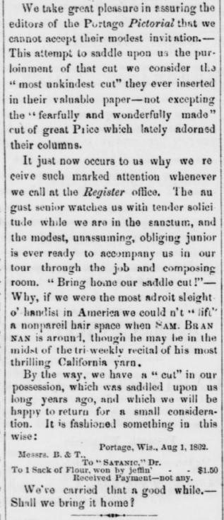 Prescott Journal, July 30, 1869. [https://chroniclingamerica.loc.gov/lccn/sn85033221/]
