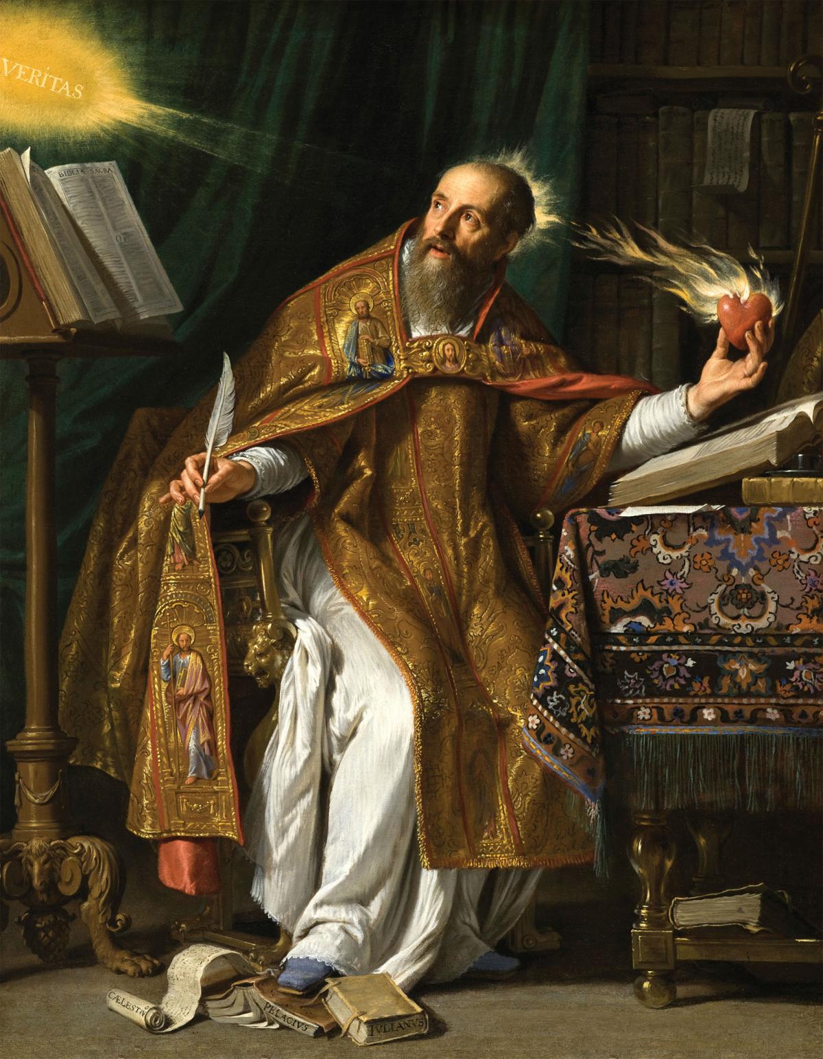Painting of St. Augustine by Philippe de Champaigne