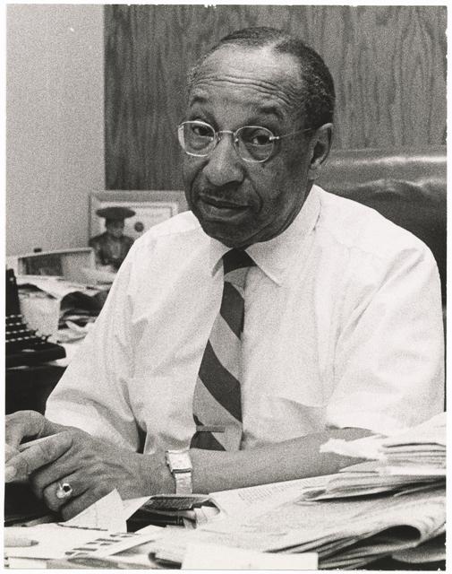 Cecil E. Newman, ca. 1965. Photograph by Rohn Engh and courtesy of the Minnesota Historical Society.