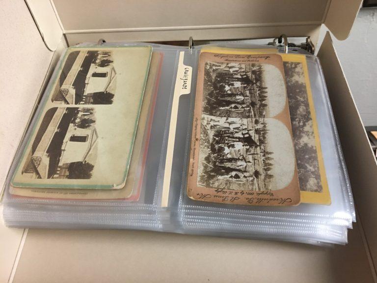 Stereocards in storage