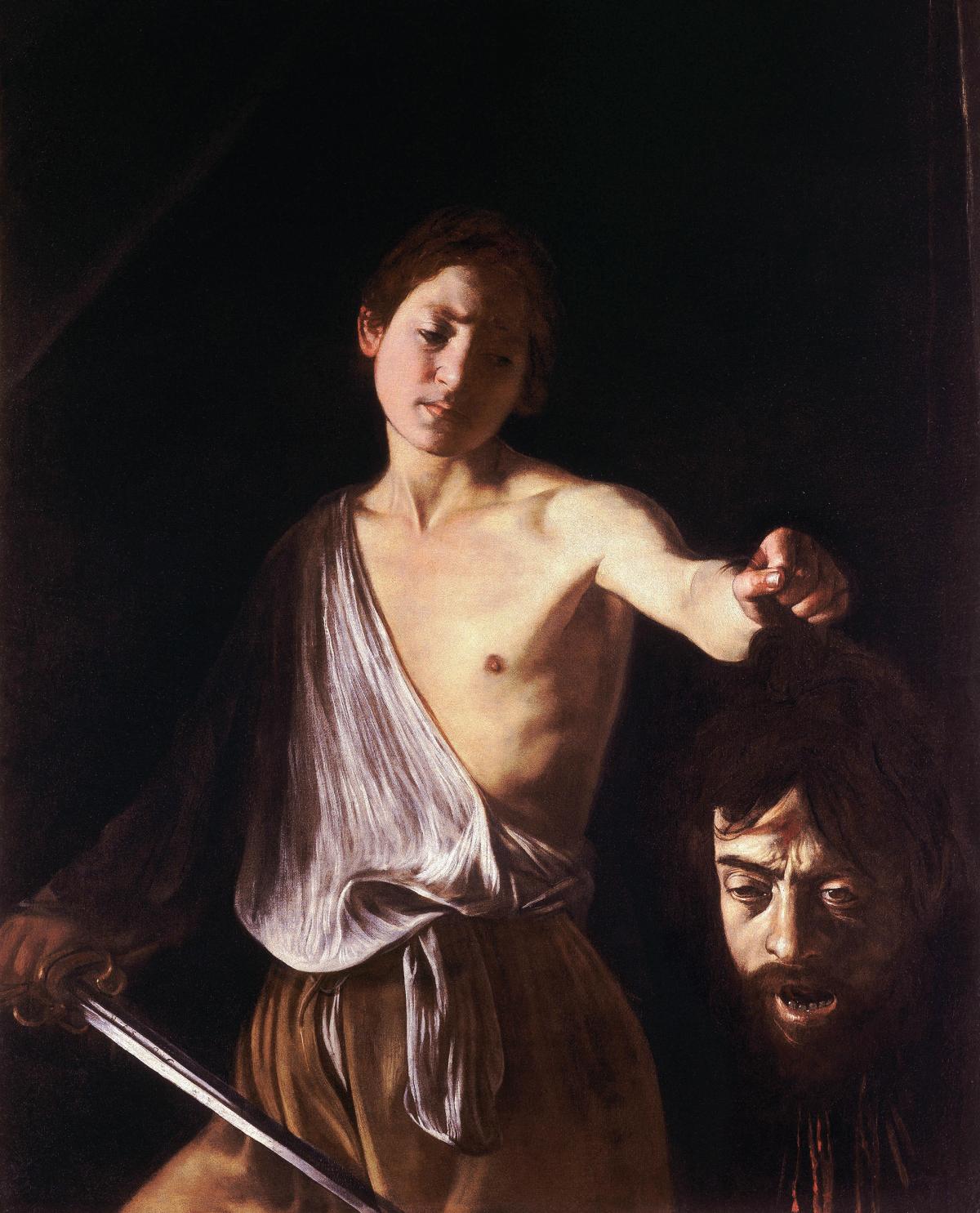 Caravaggio's David with the Head of Goliath