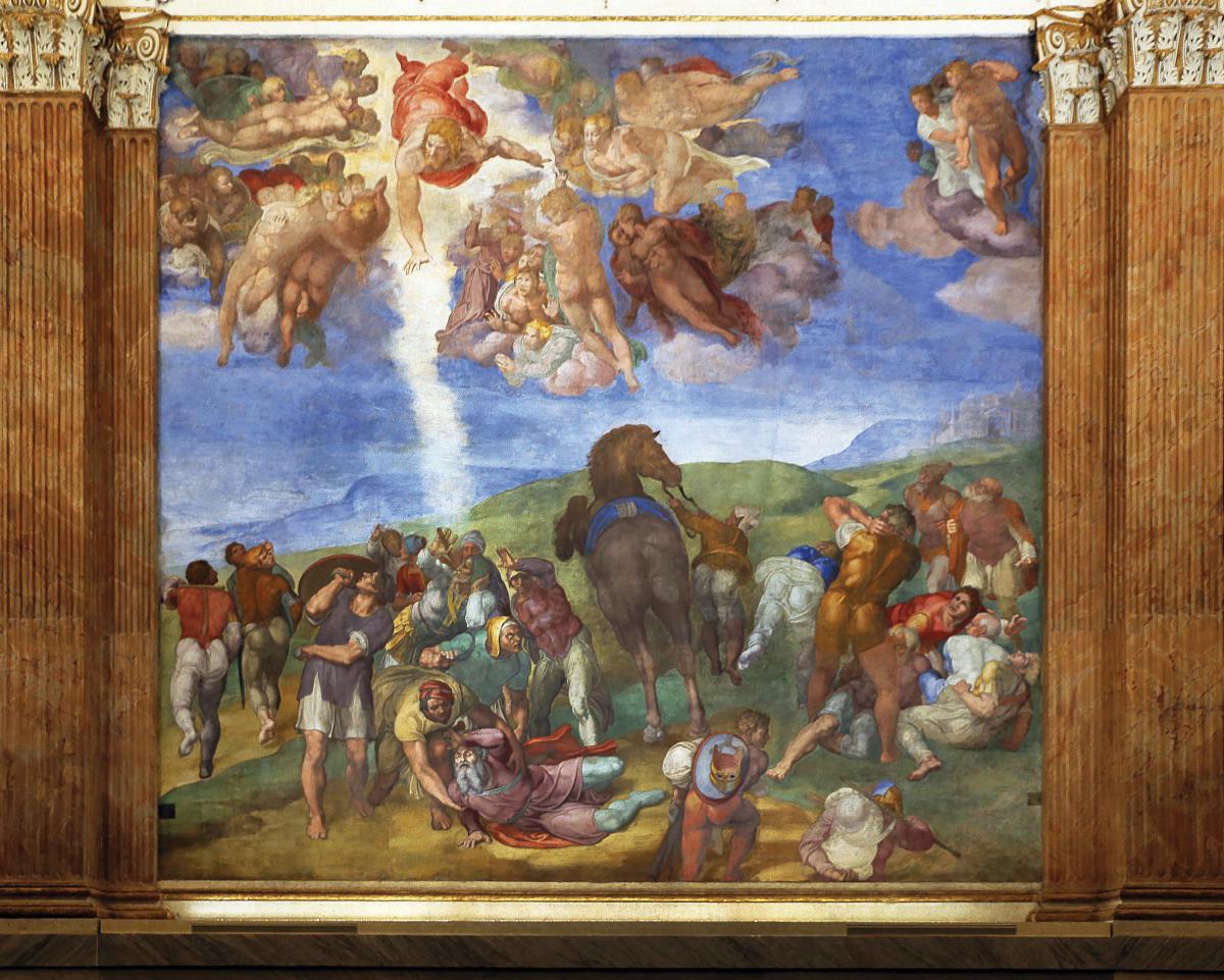 Michelangelo's painting The Conversion of St. Paul.