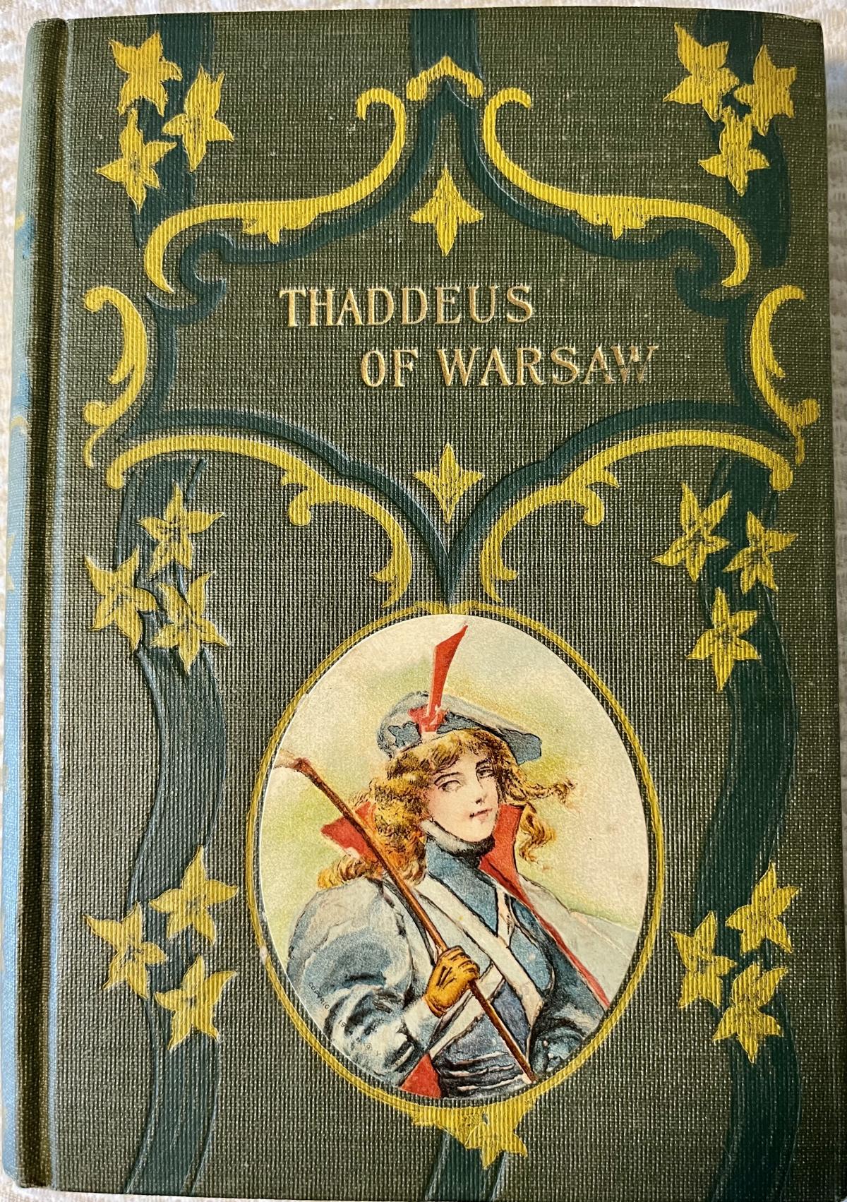 green book cover with inset of Polish soldier