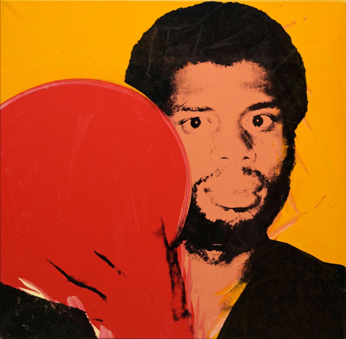 Portrait of Kareem Abdul-Jabbar by Andy Warhol