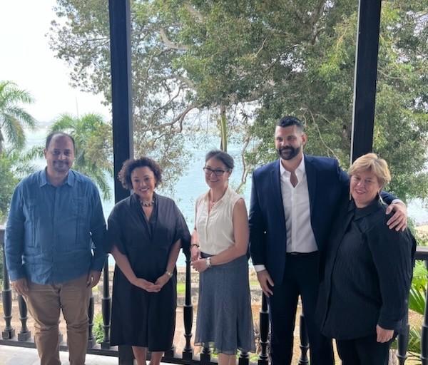 NEA Chair Jackson and NEH Chair Lowe met with ICP Executive Director Ruiz Cortés and HPR Executive Director Sonya Canetti, along with their staffs, in San Juan.