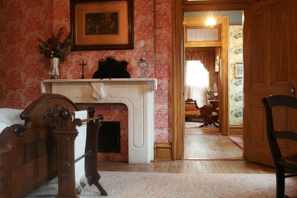 The Southwest Guest Bedroom in Flynn Mansion.