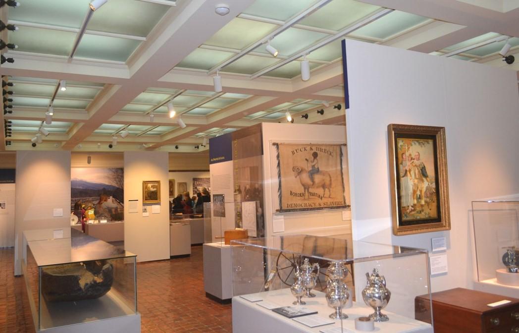 Eastern exhibitions gallery, second story, New Hampshire Historical Society building.