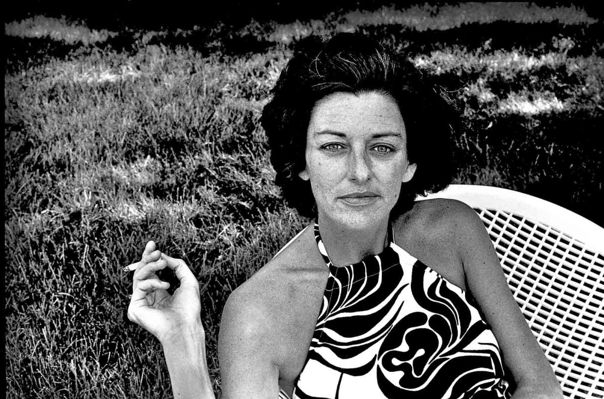black and White portrait photo of Anne Sexton