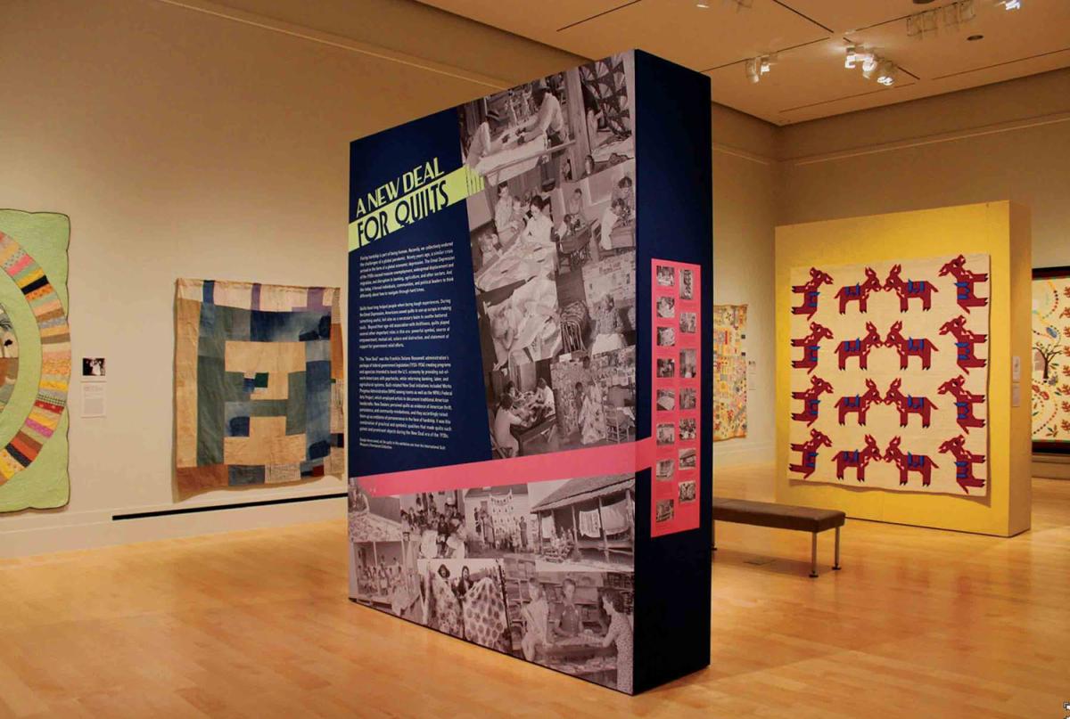 An exhibition in Nebraska features stories of quiltmakers from around the United States.  