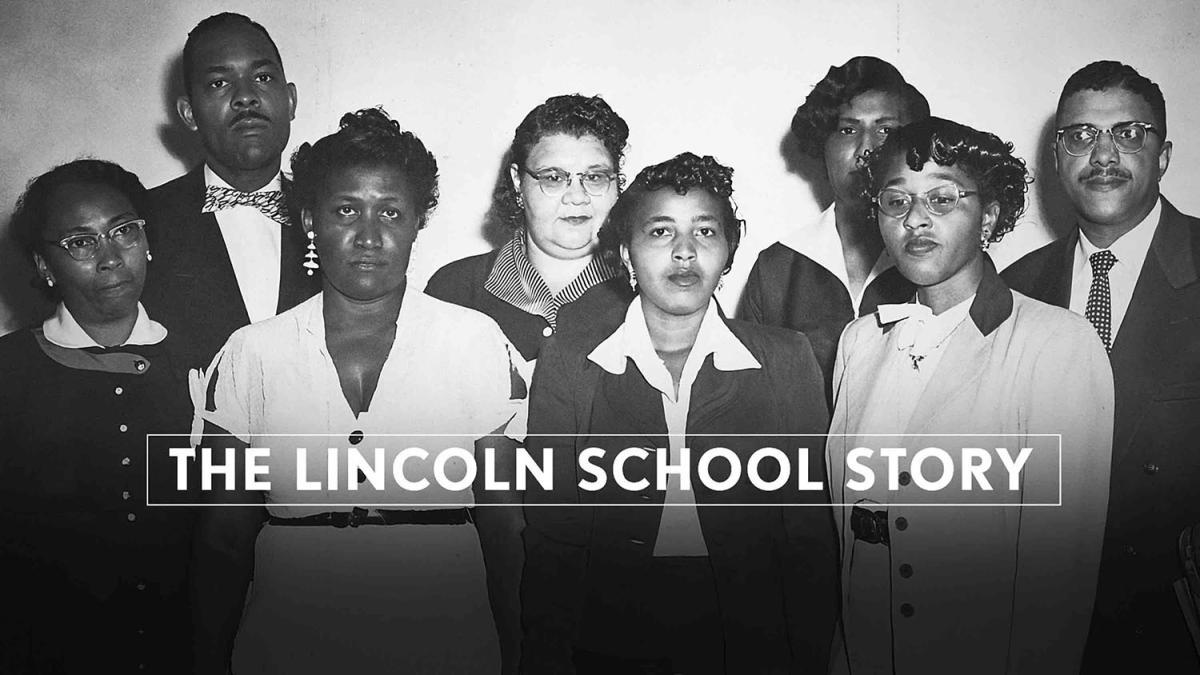 The Lincoln School Story follows the five Ohio plaintiffs and their attorneys in Clemons v. Board of Education, pictured here in September 1954.