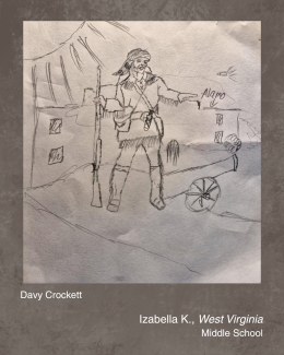 student art Davy Crockett