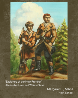 student art Lewis and Clark