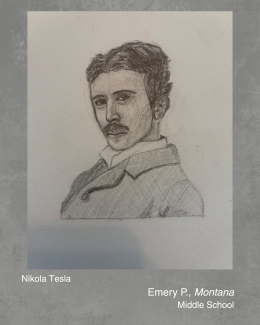student art Tesla