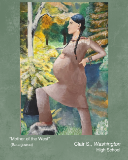 student art Sacagawea