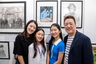Jiyun Kim winner American Heroes Student Art Contest