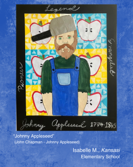 student art Johnny Appleseed