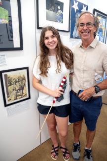 student winner American Heroes Student Art Contest