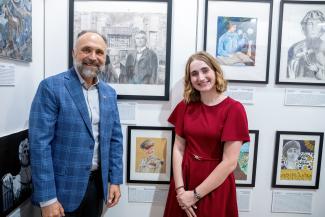 Samantha Wiggin, winner American Heroes Student Art Contest