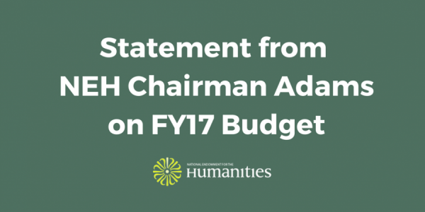 Statement on budget