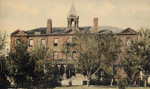 Bacone Indian University (now Bacone College), Muskogee, Oklahoma; from a 1910 postcard.