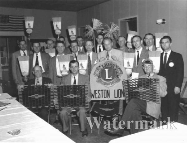 Men of the Weston Lions Club
