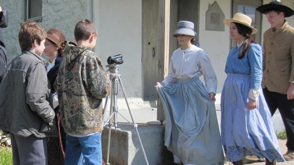 Student filmmakers learn about the Civil War at the C & O Canal