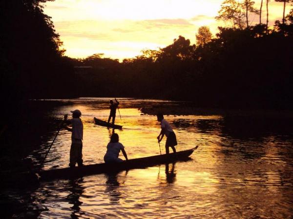 Cayapas River in Ecuador