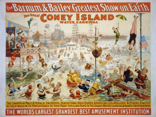 poster: Coney Island Water Festival, 1898