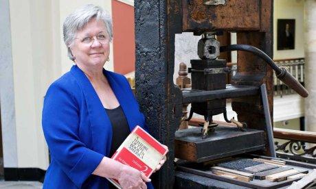 Ellen S. Dunlap, president of the American Antiquarian Society