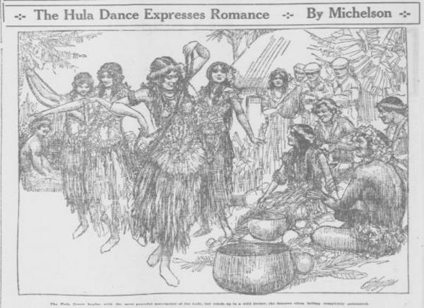 The Hula Dance Expreses Romance