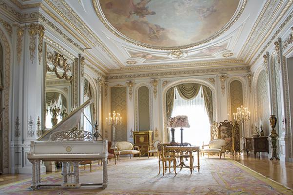 Interior room in Flagler Museum
