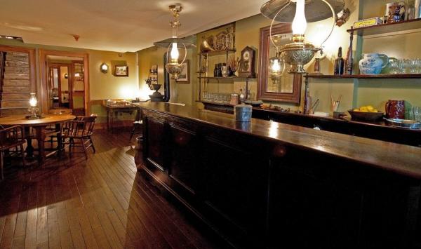 Restored nineteenth century German saloon at The Lower East Side Tenement Museum