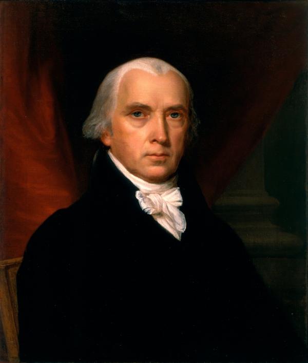 James Madison, oil on canvas