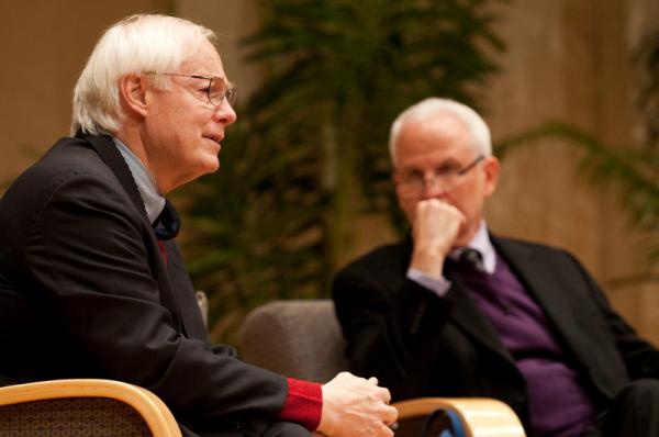 NEH Chairman Jim Leach and Morton Schapiro, President of Northwestern University