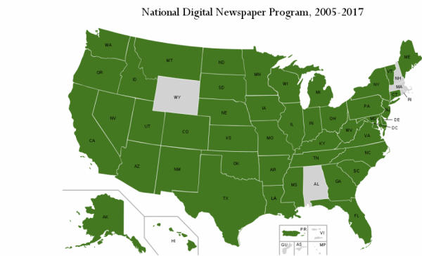 Map of NDNP participants