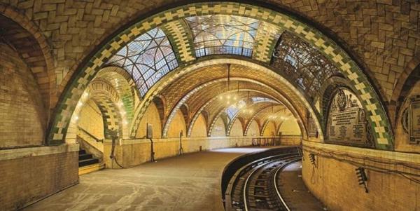 Guastavino tile vaults at City Hall Subway Station