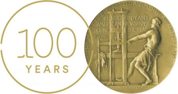 100 Years Pulitzer Prize logo