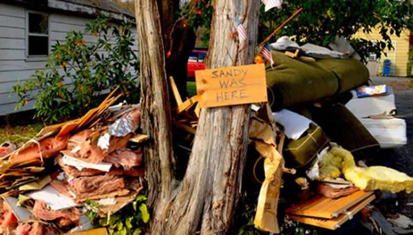 "Sandy was here." Arm-of-the-Sea Productions, Inc., Malden on Hudson, NY