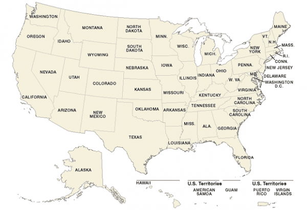 United States and jurisdictions