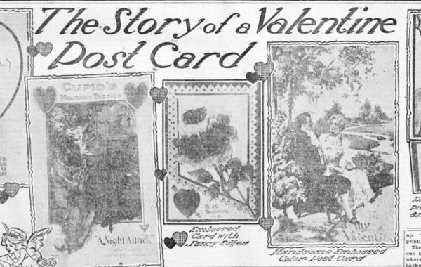 The Story of a Valentine Post Card