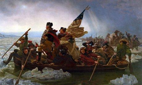 Leutze painting of Washington crossing the Delaware